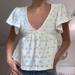 Forever 21 white blouse in a size small
